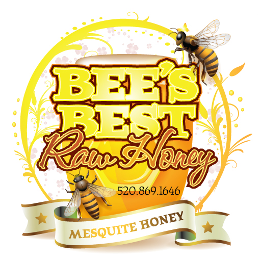 Bee's Best Honey label design