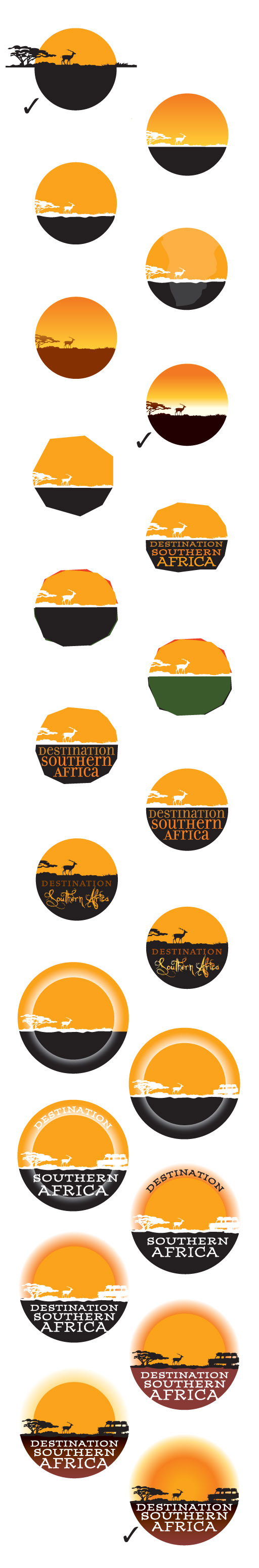 Destination Southern Africa Logo Design