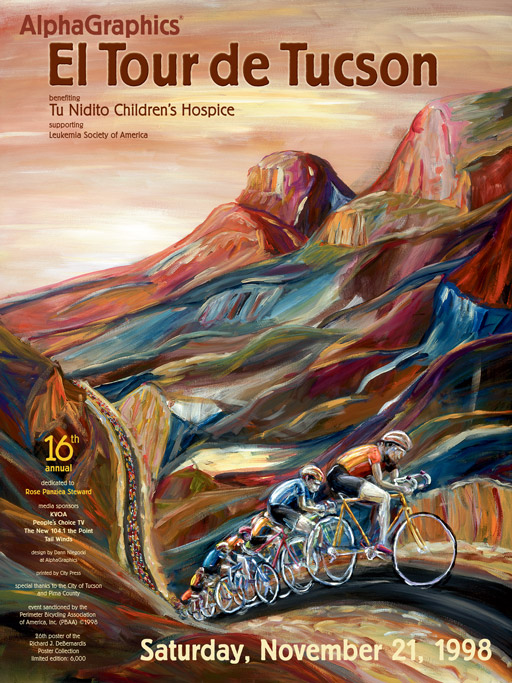1998 El Tour de Tucson poster